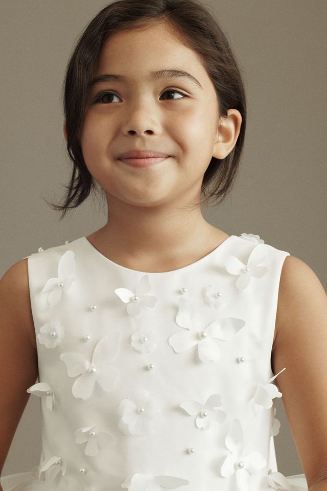 Princess Daliana Butterfly Flower Girl Dress #3