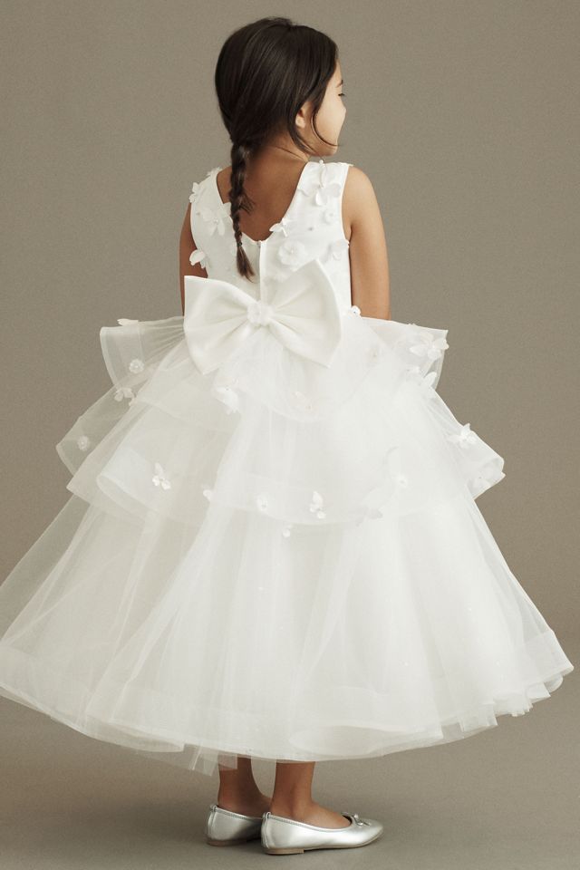 Princess Daliana Butterfly Flower Girl Dress #4
