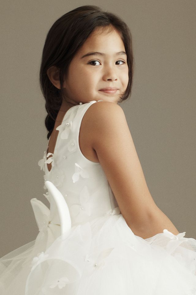 Princess Daliana Butterfly Flower Girl Dress #5