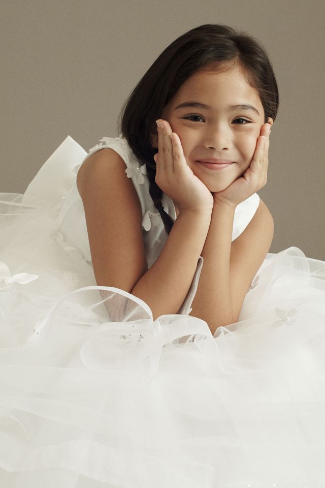 Princess Daliana Butterfly Flower Girl Dress #1