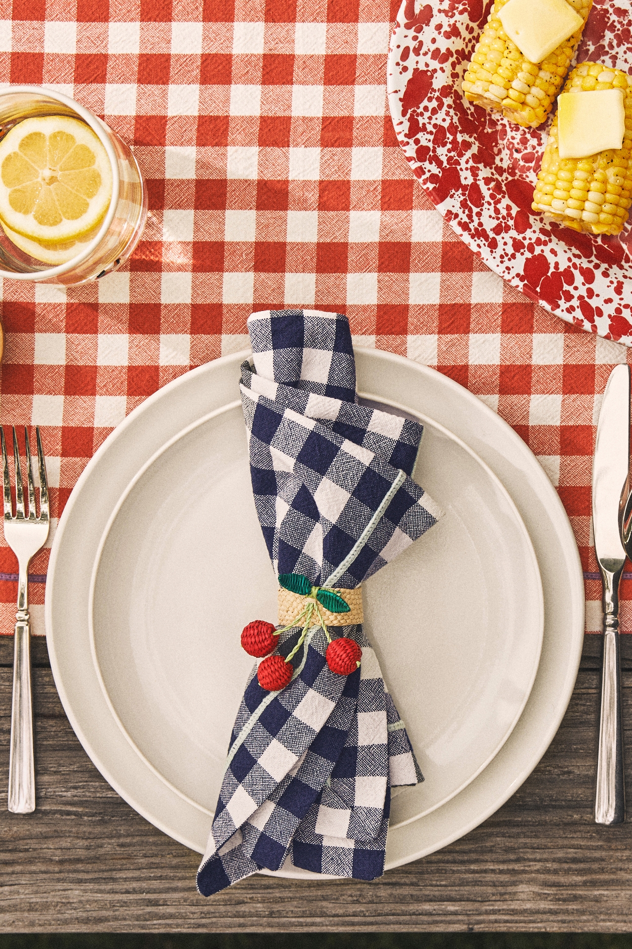 Klatso Handwoven Fruit Napkin Rings, Set of 4