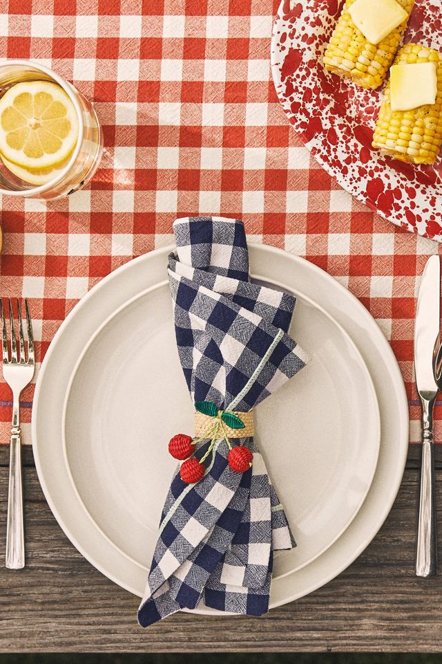 Handwoven Fruit Napkin Rings, Set of 4 #3