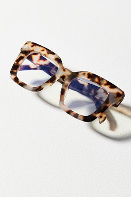 Chunky Cara Translucent Blue Light Readers