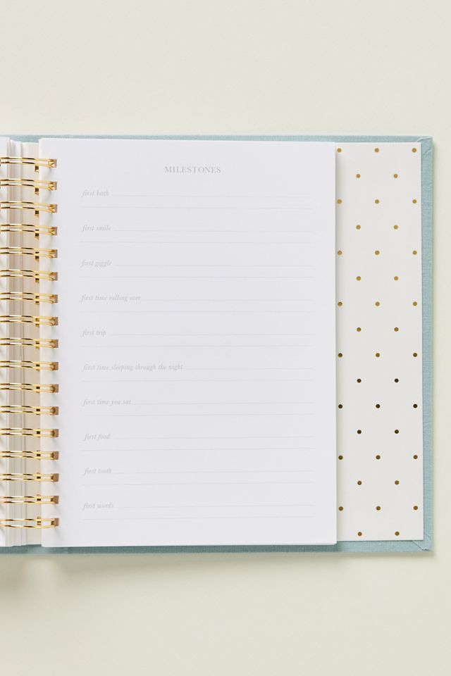 Sugar paper baby book anthroliving