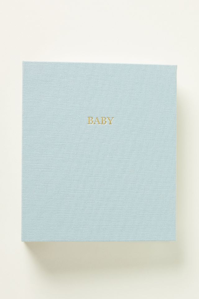 Sugar Paper | Baby Book, Chambray (Blue) | Maisonette