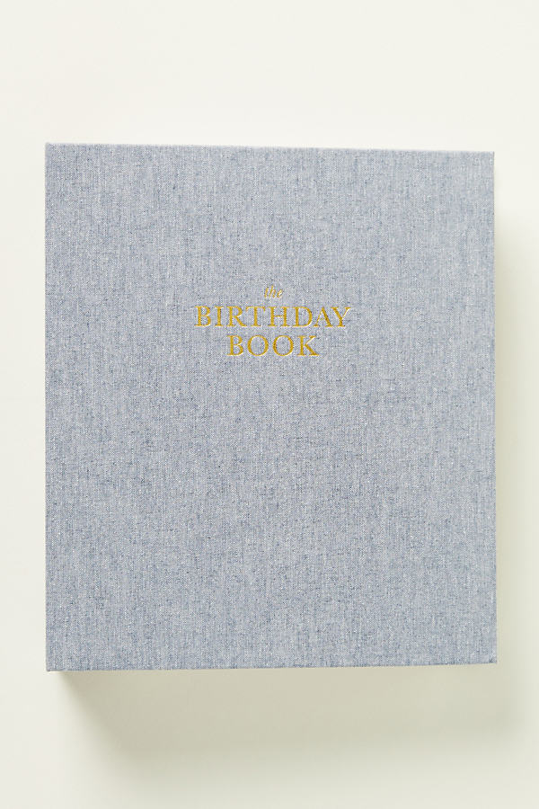 Sugar Paper Birthday Book In Blue