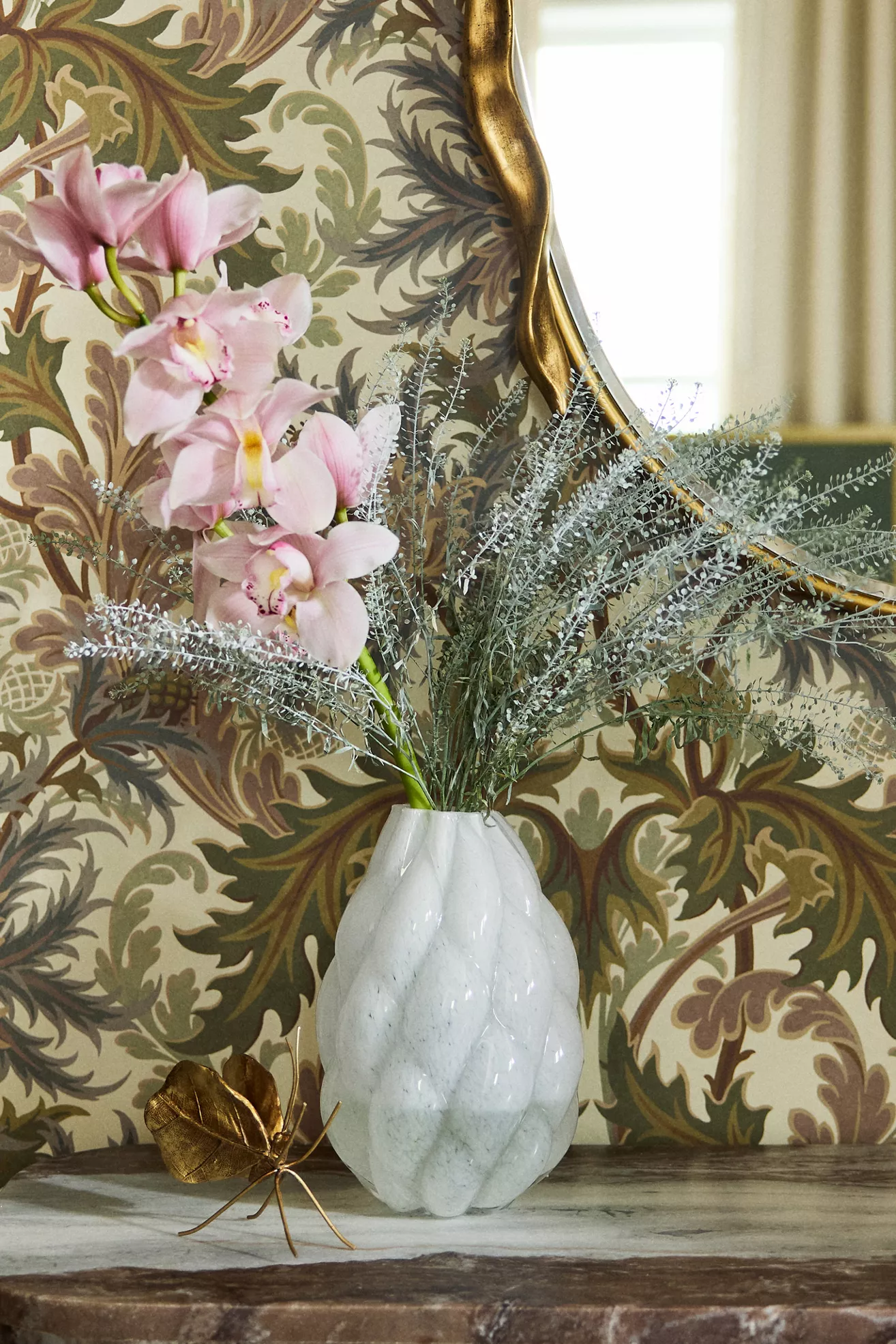 Gold Butterfly Decorative Objects, Set of 2 - thumbnail 3