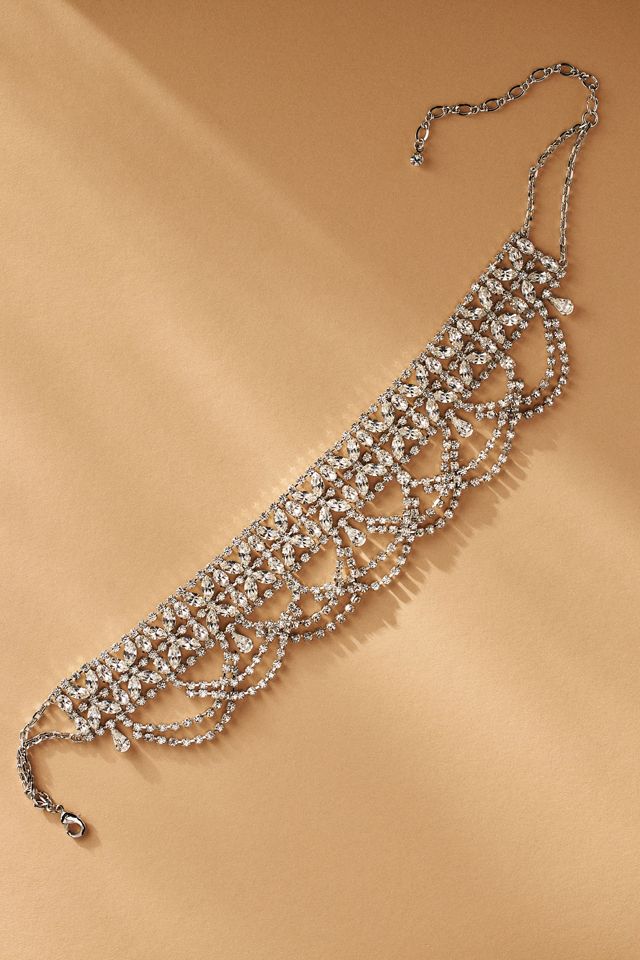 Vieste Rosa Elegant Drape Choker Necklace #1