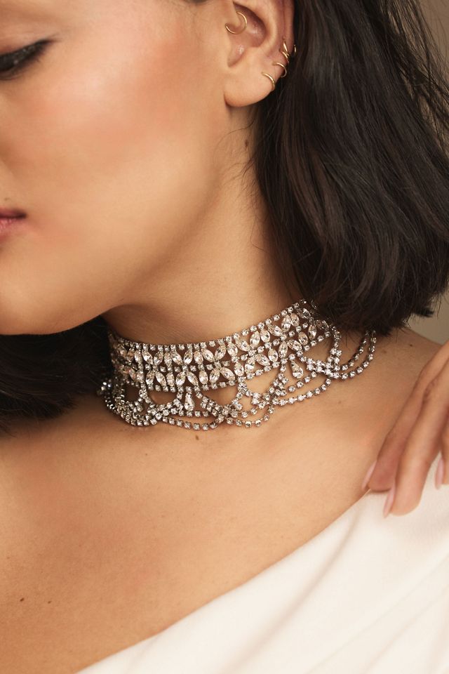 Vieste Rosa Elegant Drape Choker Necklace #4