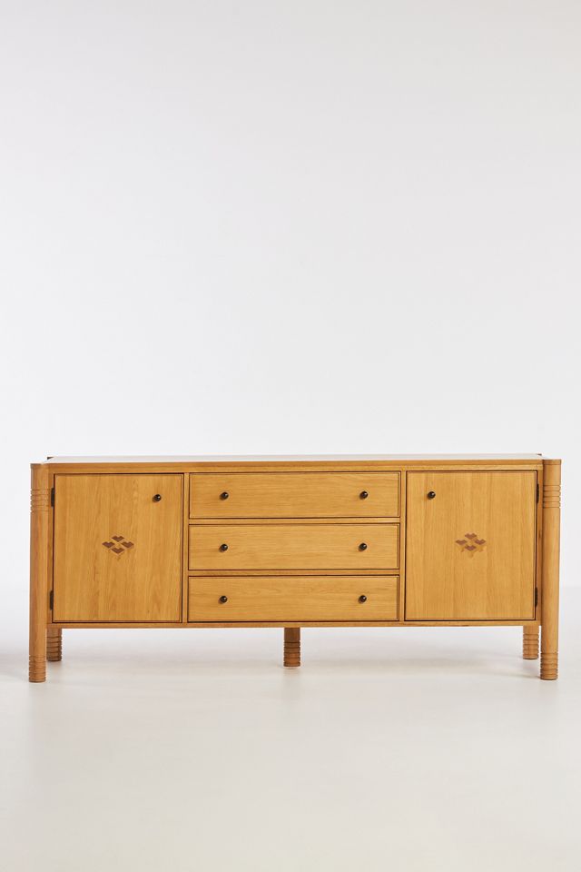 Katie Hodges Oak Five-Drawer Dresser #1