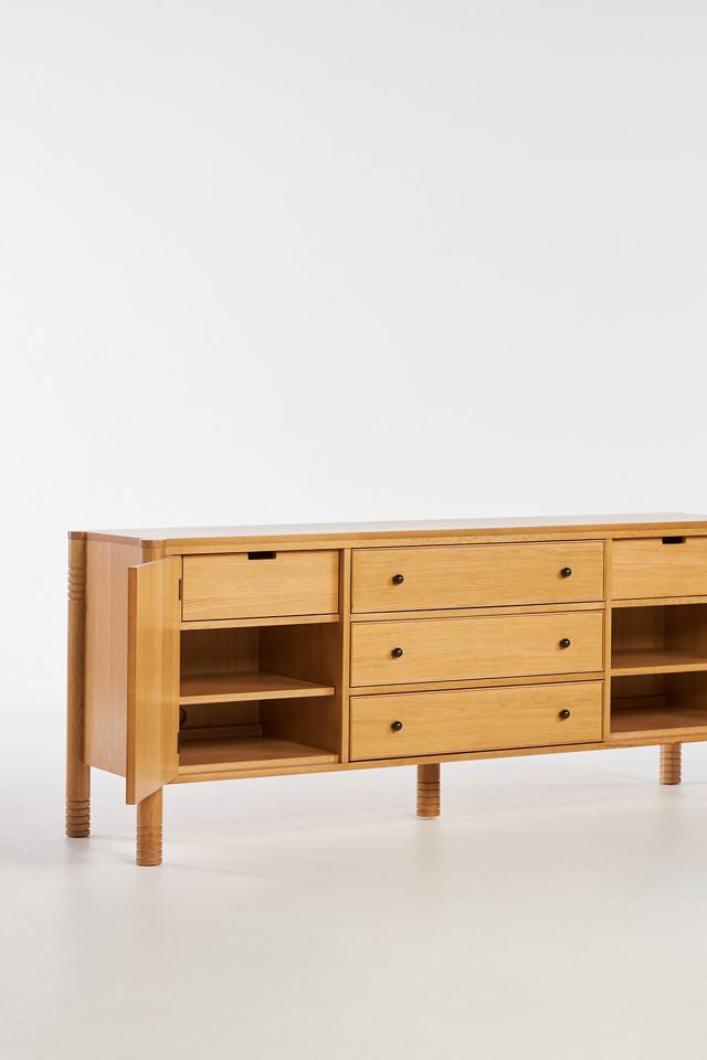 Katie Hodges Oak Five-Drawer Dresser #3