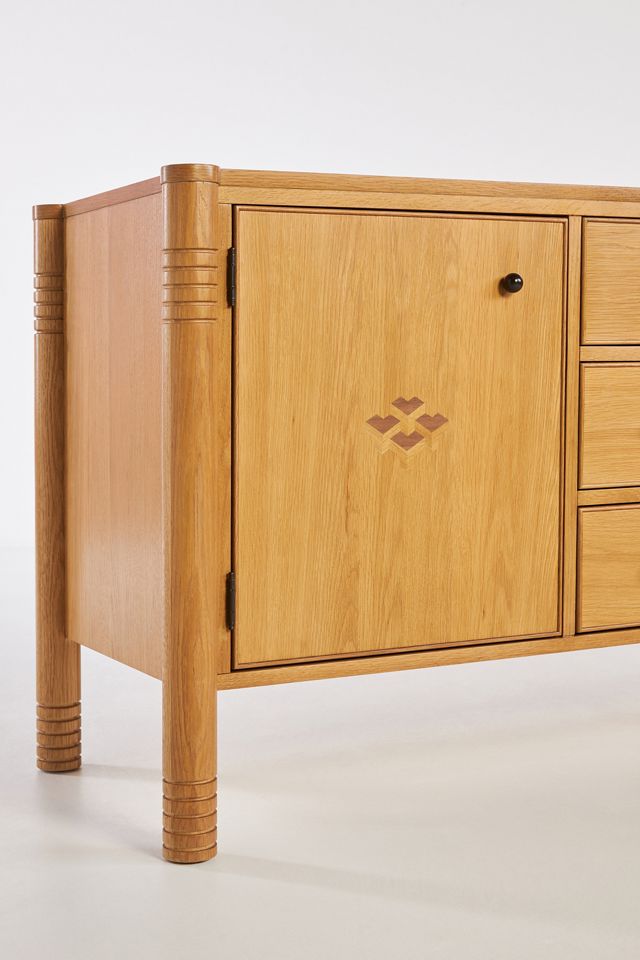 Katie Hodges Oak Five-Drawer Dresser #5