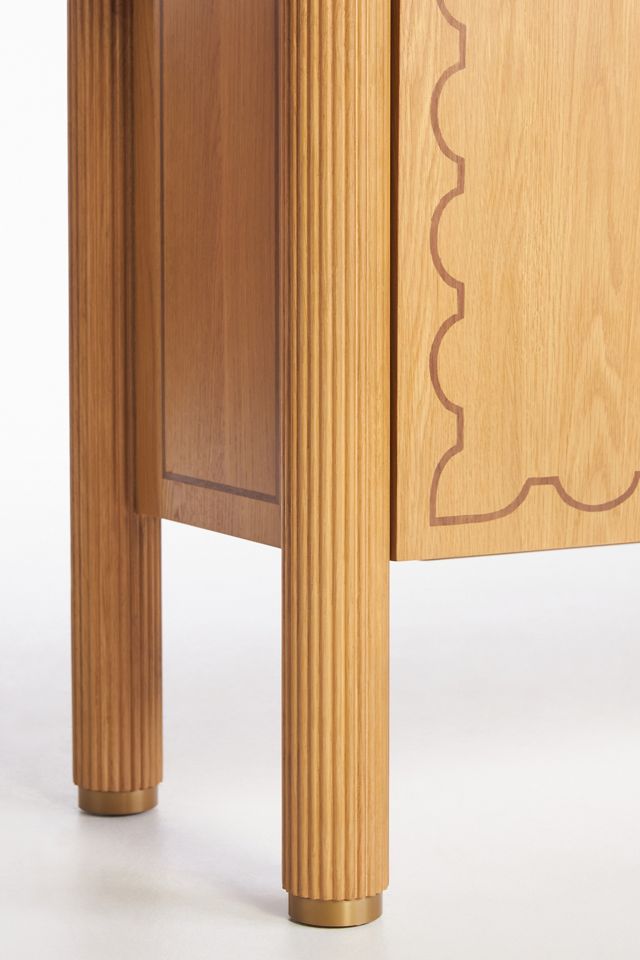 Katie Hodges Oak Media Cabinet #4