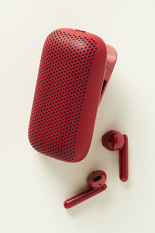 Lexon Speakerbuds In Red
