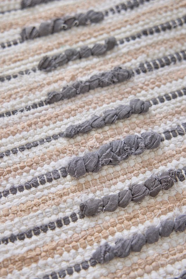 Hand-Woven Rag Rug Runner #1