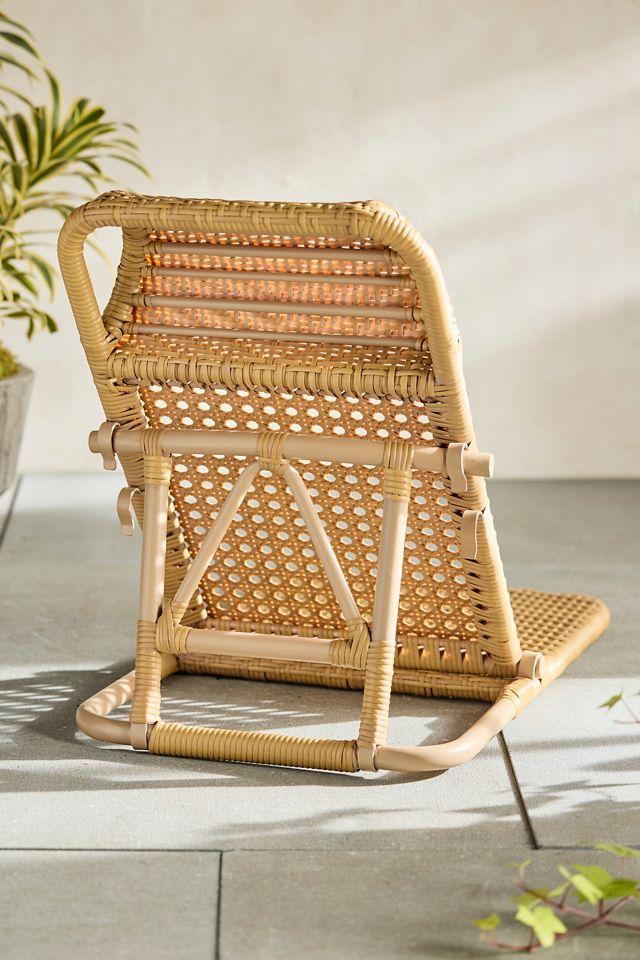 Folding Rattan Lounge Chair #5