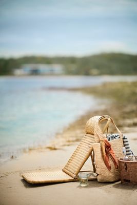 Folding Rattan Lounge Chair
