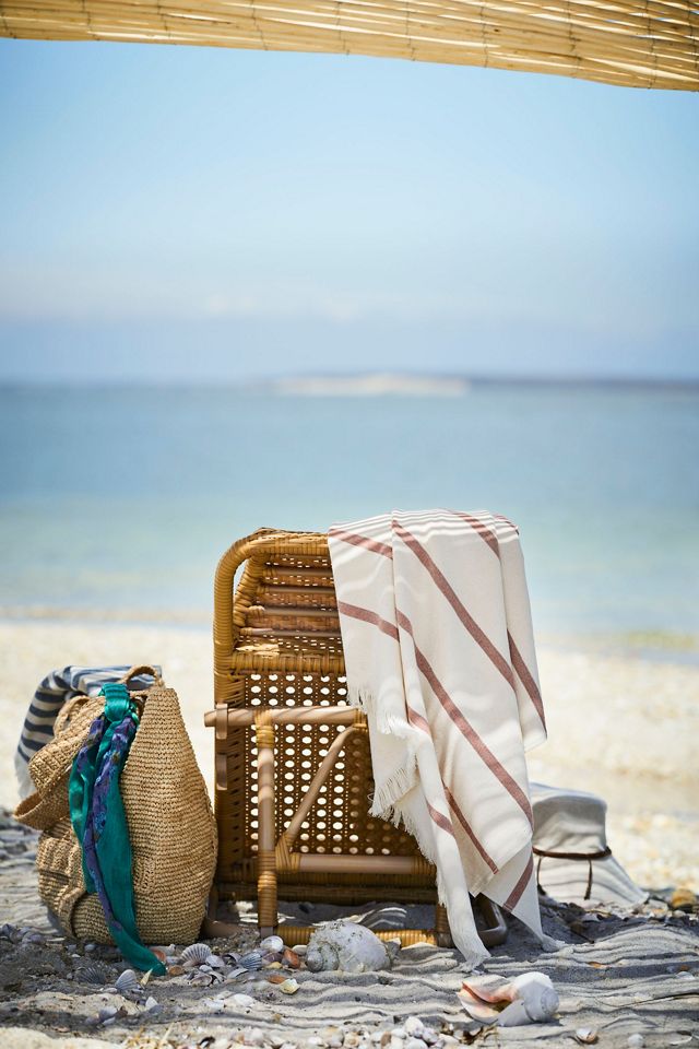 Folding Rattan Lounge Chair #1