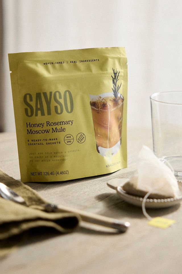 Cocktail Steeping Sachets, Honey Rosemary Moscow Mule