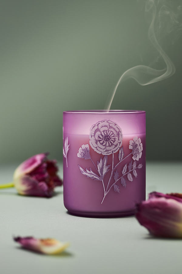 Eloise Floral Peony Blush Floral Boxed Candle