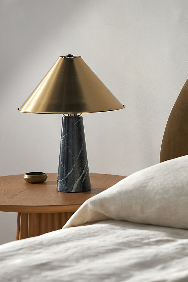 Shop Anthropologie Sky Marble Table Lamp