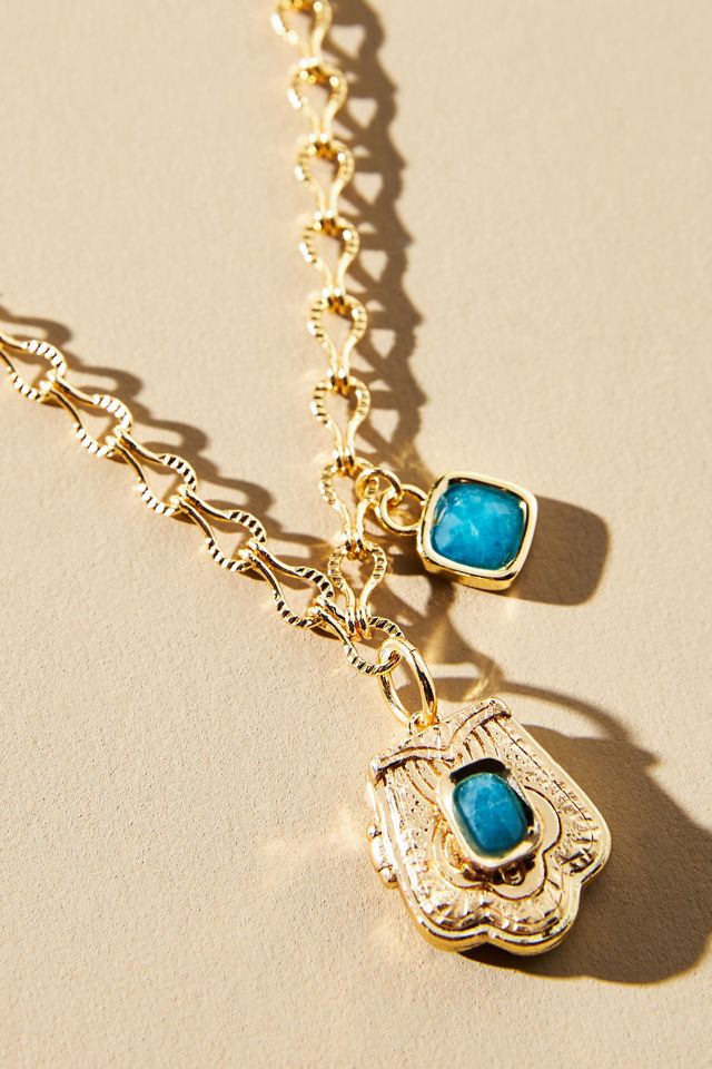 Scallop Locket Necklace #1