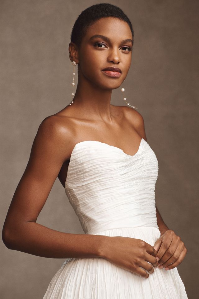 Jenny Yoo Laurel Strapless Sweetheart Wedding Gown #2