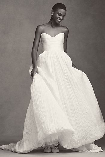 Jenny Yoo Laurel Strapless Sweetheart Wedding Gown