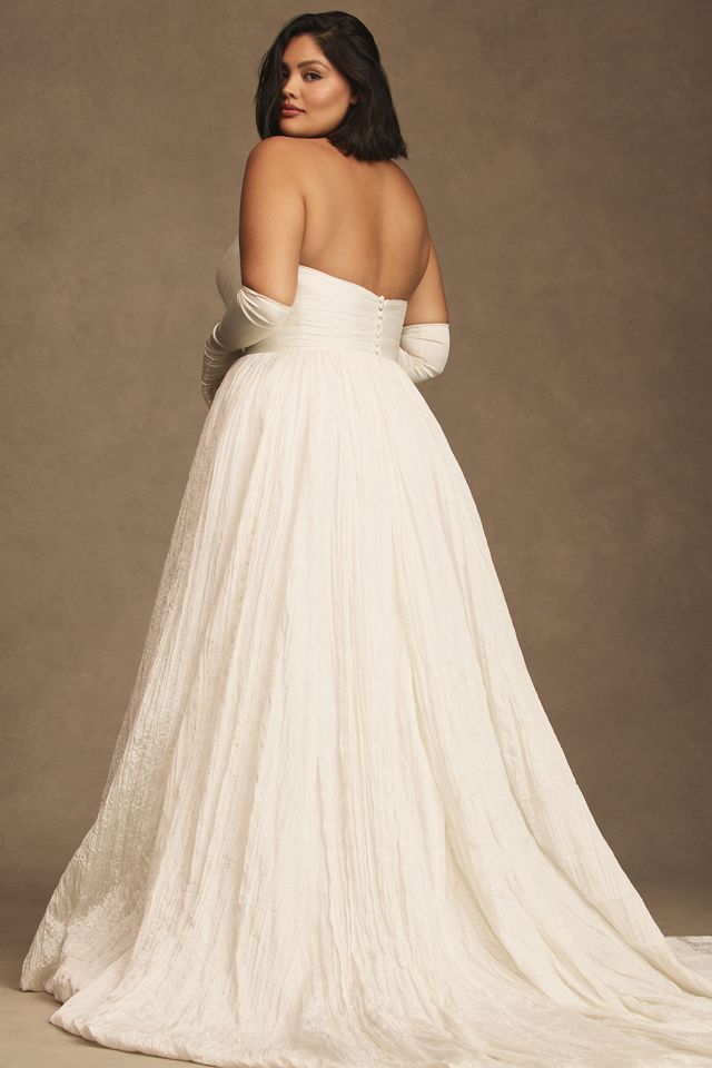 Jenny Yoo Laurel Strapless Sweetheart Wedding Gown #8
