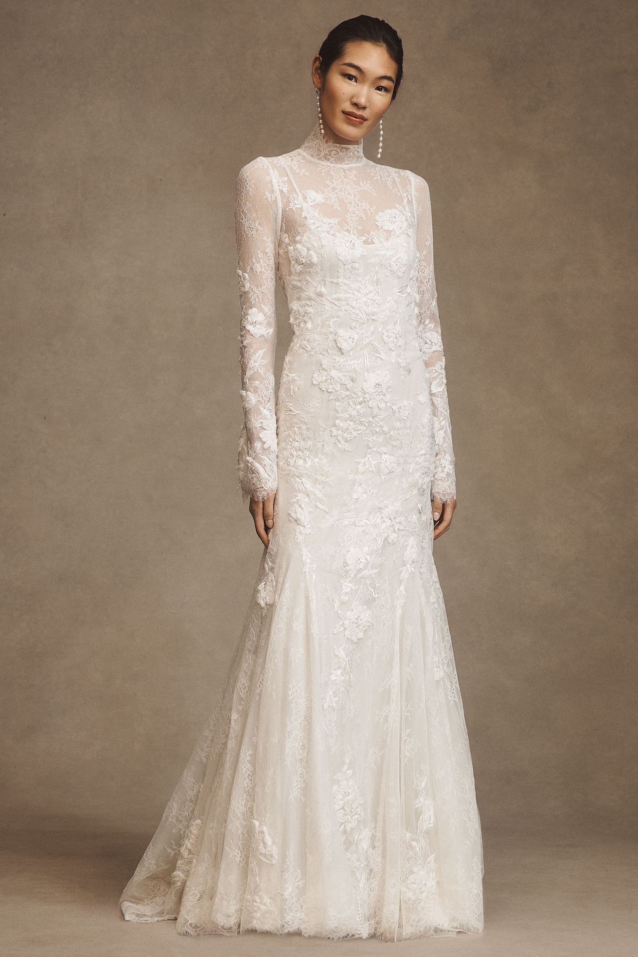 Watters Willowby by Watters Serene Long Sleeve Lace Wedding Gown Mall of America