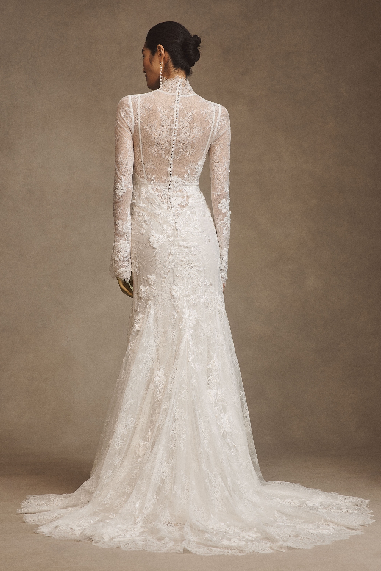 Willowby by Watters Serene Long-Sleeve Lace Wedding Gown