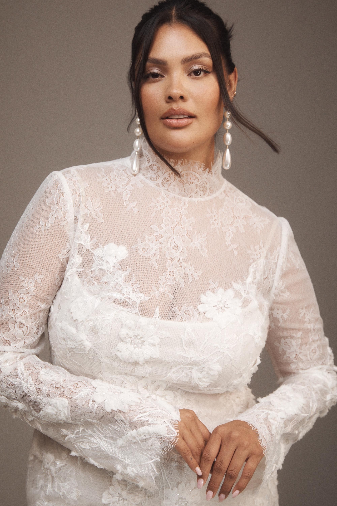 Willowby by Watters Serene Long-Sleeve Lace Wedding Gown