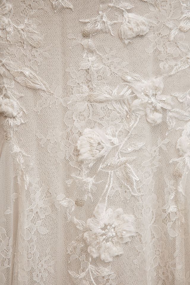 Willowby by Watters Serene Long-Sleeve Lace Wedding Gown | Anthropologie