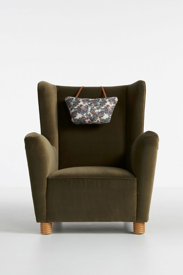 Katie Hodges Velvet Occasional Chair #1
