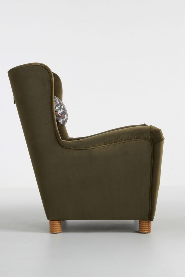 Katie Hodges Velvet Occasional Chair #3