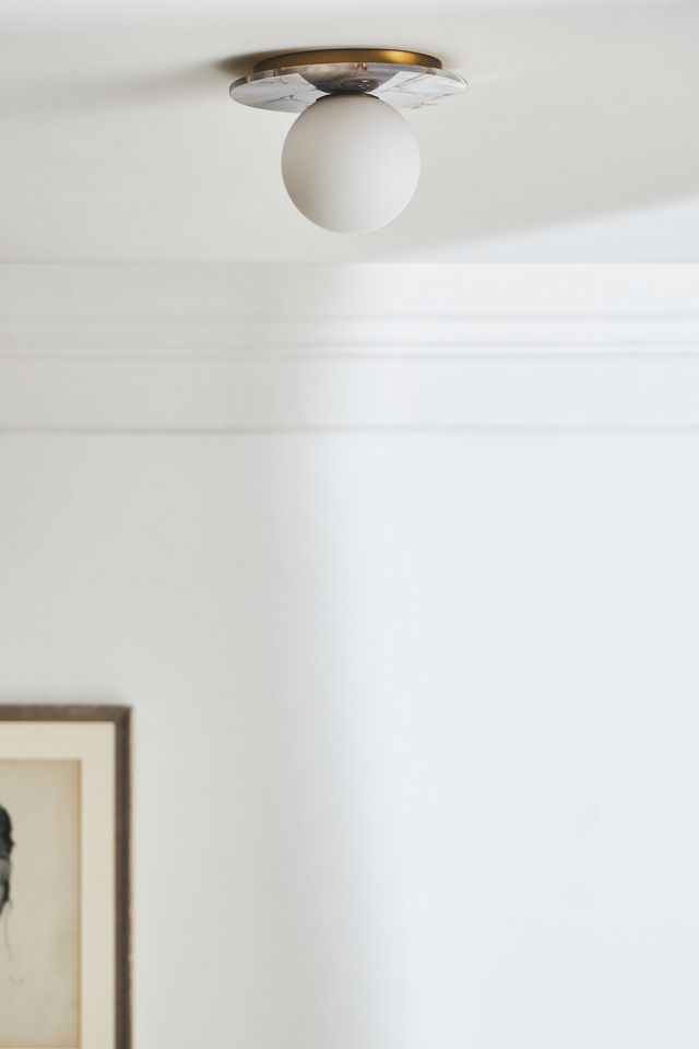 Zoey Agate Flush Mount Ceiling Light Anthropologie UK