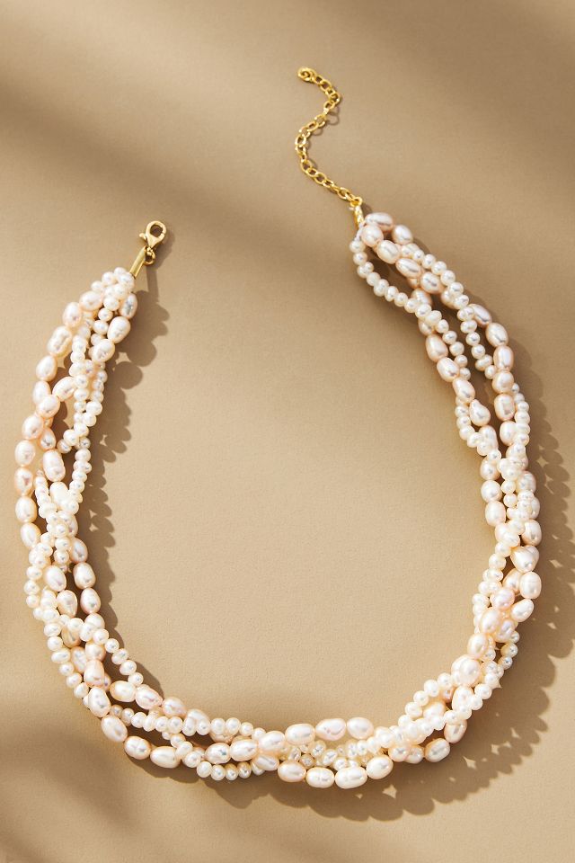 Multi Strand Pearl Necklace