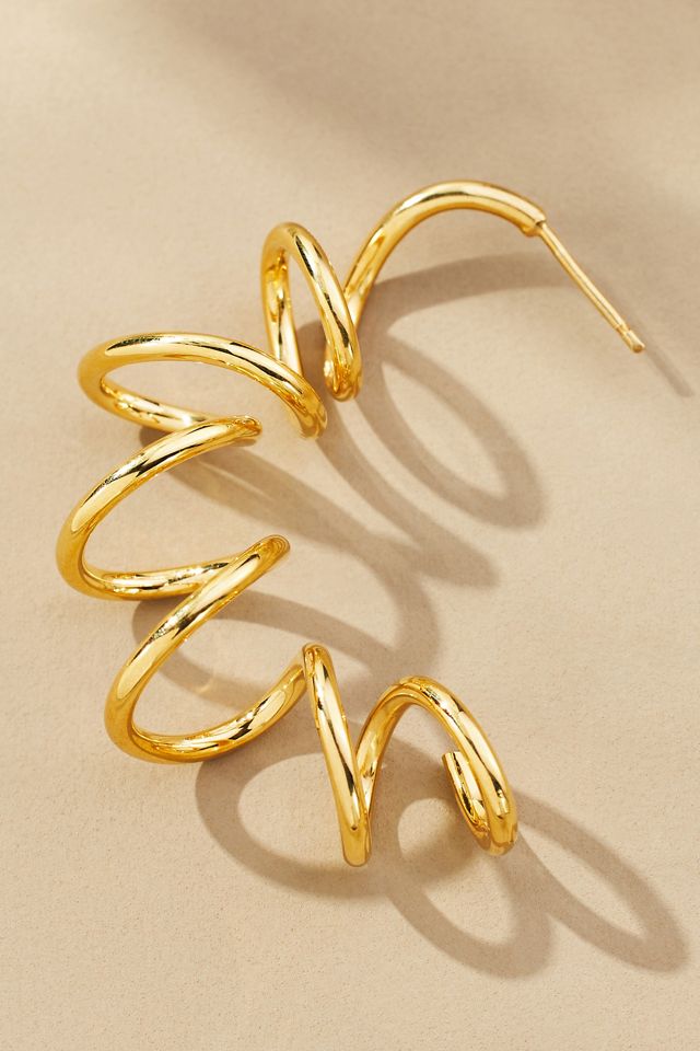 Bonvo Swirl Hoop Earrings #1