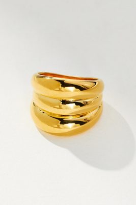Bonvo Laura Banded Ring | Anthropologie