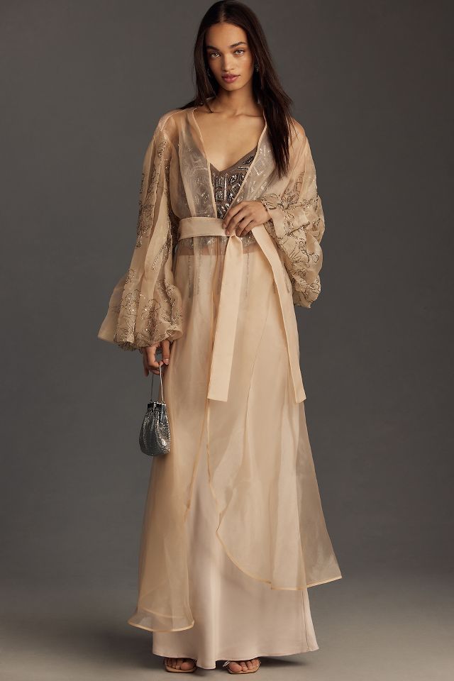 Sheer cardigan outlet for dress