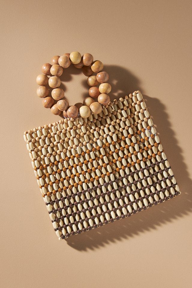 Wooden Beaded Bag