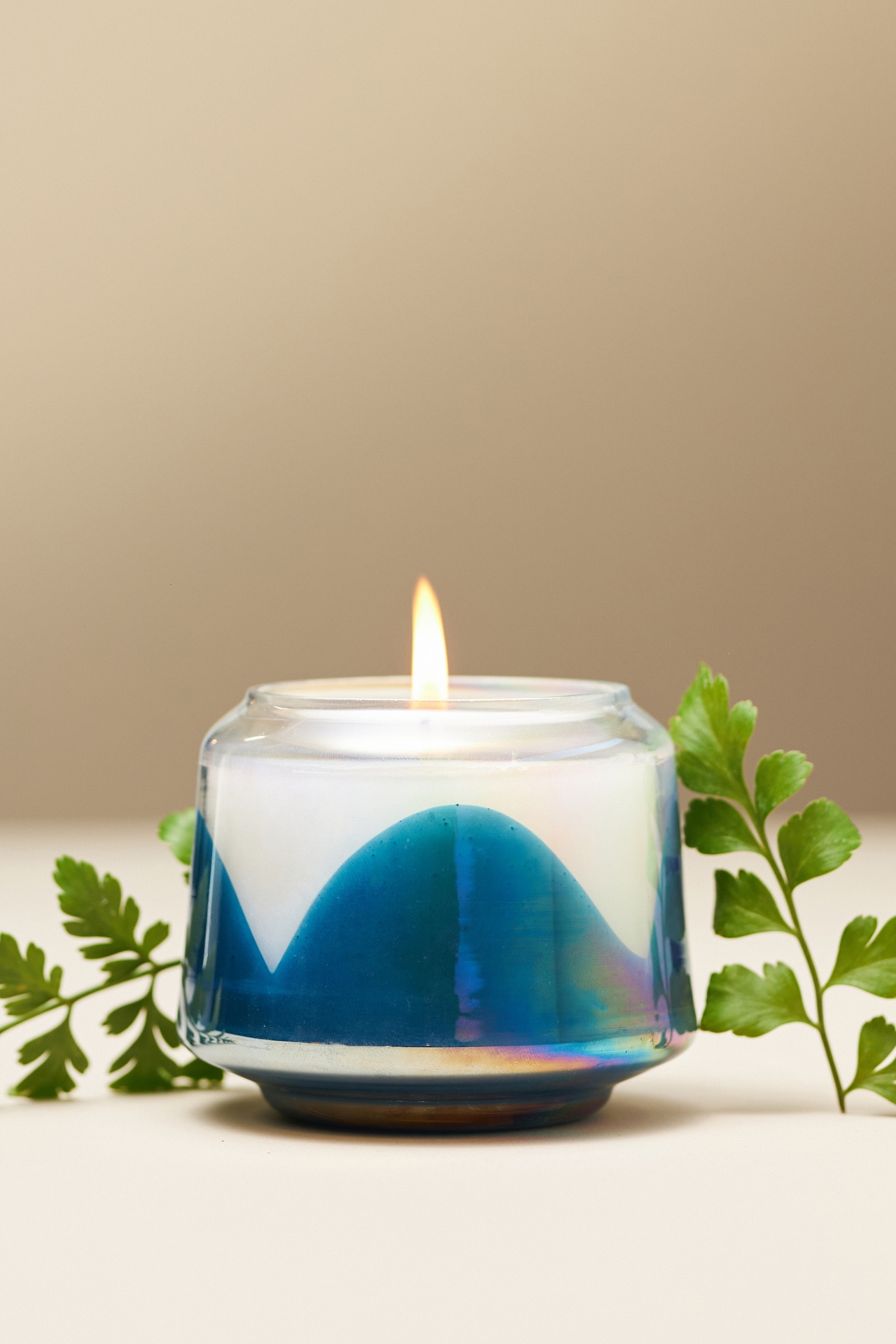 By Anthropologie Fresh Sea Salt Driftwood Glass Candle