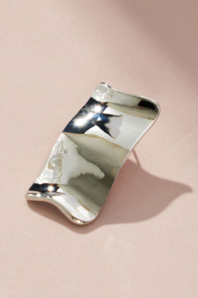 Metal Rectangle Earrings #1