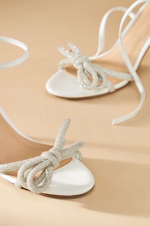 Lola Cruz Caroline Bow Heels | Anthropologie