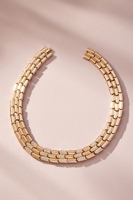 By Anthropologie Link Collar Necklace In Gold