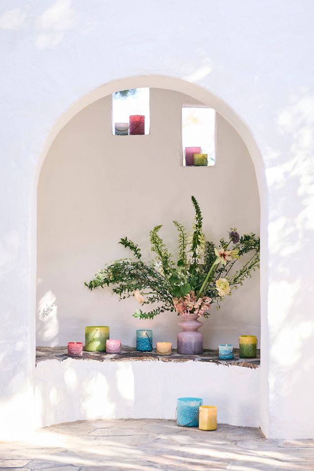 Hanging Sanded Glass Citronella Candle #7