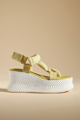 Circus Ny By Sam Edelman Platform Wedge Sandal In Green
