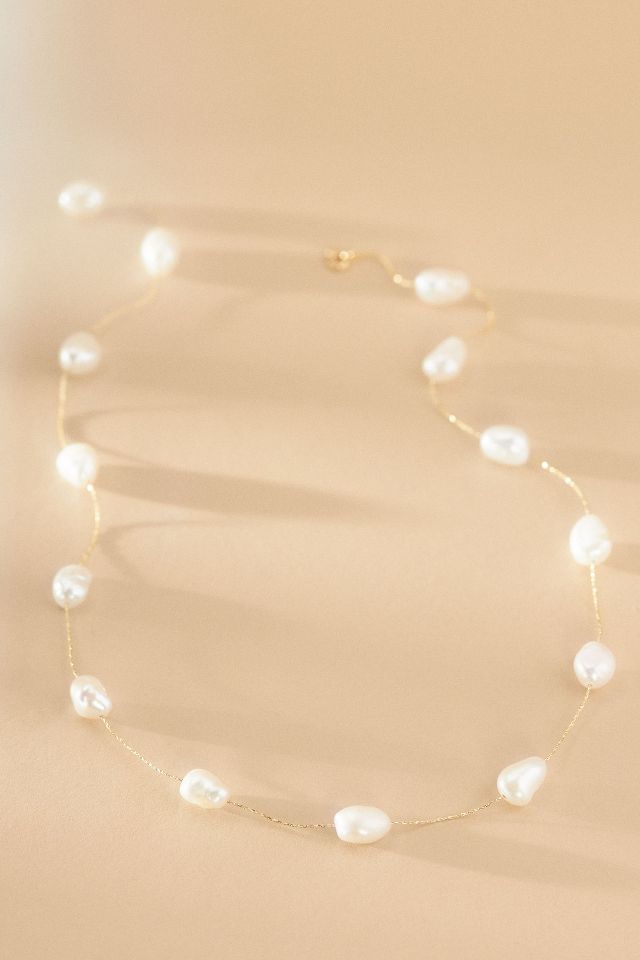 Anthropologie on sale pearl necklace