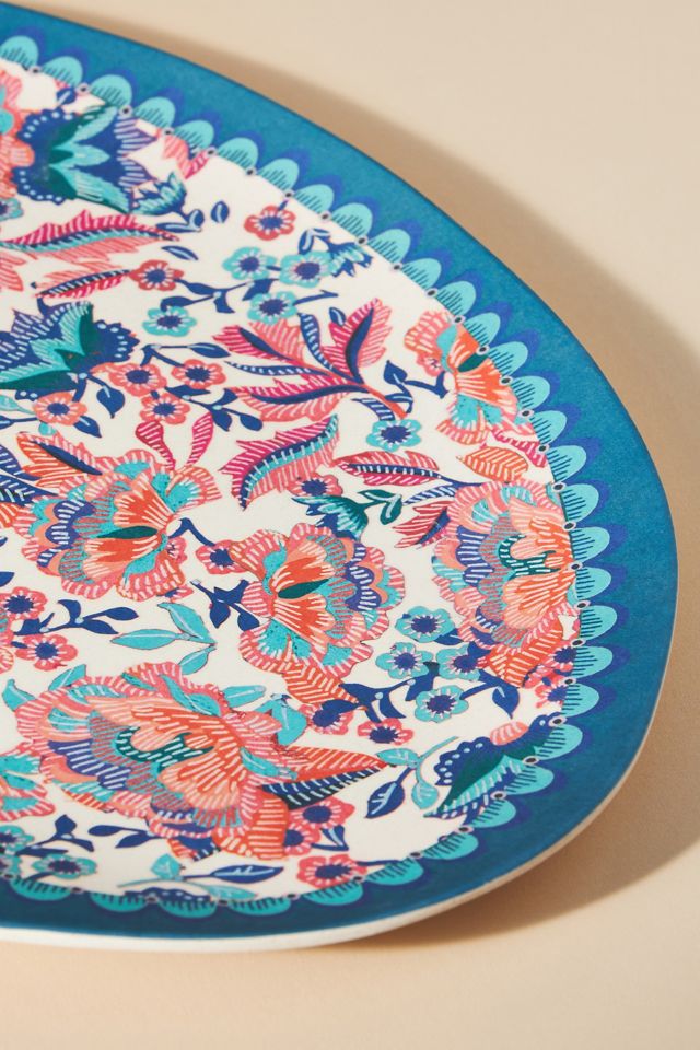 Alexandra Farmer The Flock Melamine Oval Platter #2