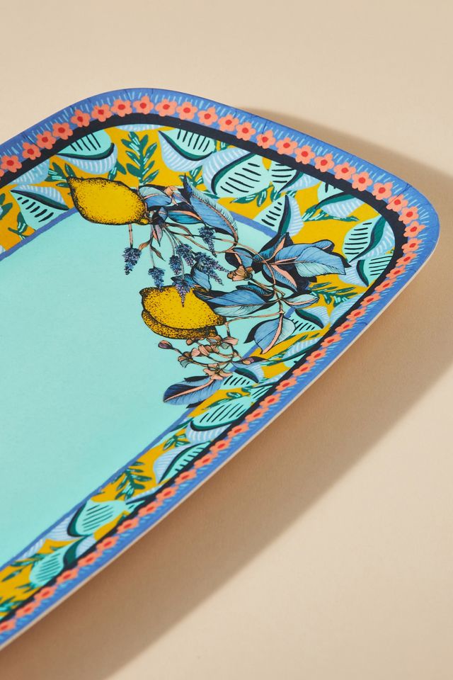 Alexandra Farmer The Flock Melamine Rectangle Platter #2